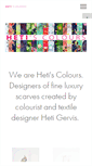 Mobile Screenshot of hetiscolours.com