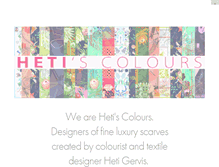 Tablet Screenshot of hetiscolours.com